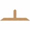 Ekena Millwork Portland Smooth Timber Gable Bracket, Western Red Cedar, 60"W x 22"H x 5 1/2"D x 5 1/2"F, 9/12 Pitch GBW060X22X0606POR00SWR - alternate 1